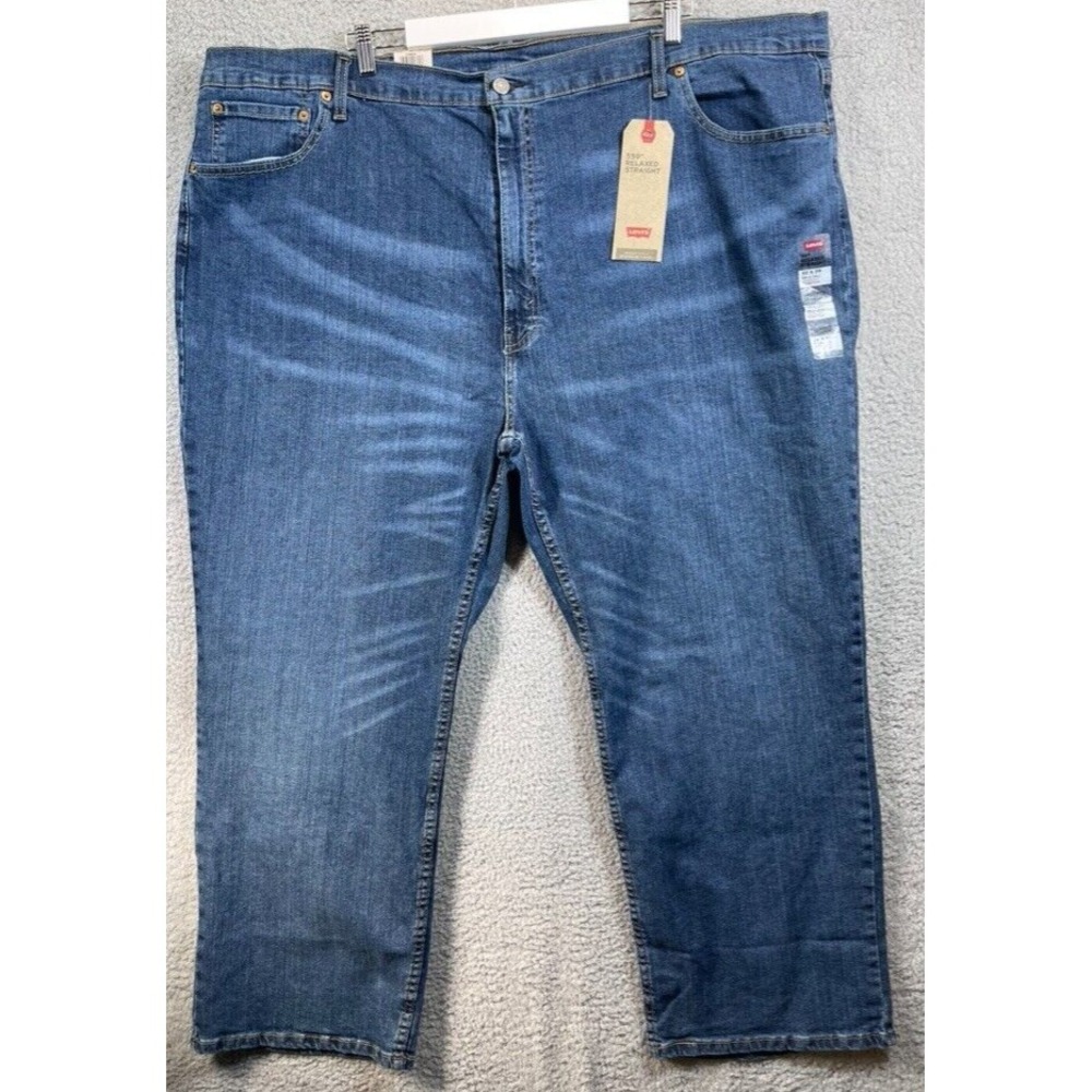 Levis 559 Jeans Mens 52x29 RELAXED STRAIGHT Stretch JEANS BIG & TALL New